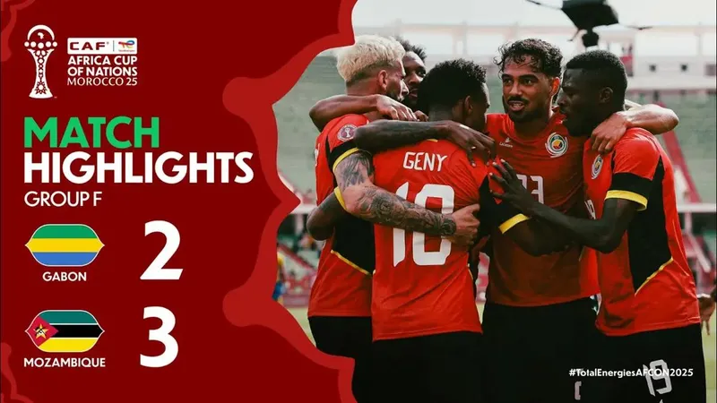 Gabon vs Mozambique 2-3:Faisal Bangal, Geny Catamo, Diogo Calila lập công, Aubameyang, Moussounda ngược dòng bất thành