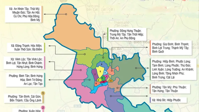 Thành phố Hồ Chí Minh: Hôm nay, vận hành thử nghiệm 102 phường, xã mới
