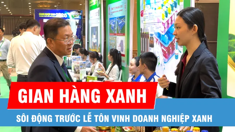 Không gian doanh nghiệp xanh sôi động trước lễ tôn vinh Doanh nghiệp xanh TPHCM 2025