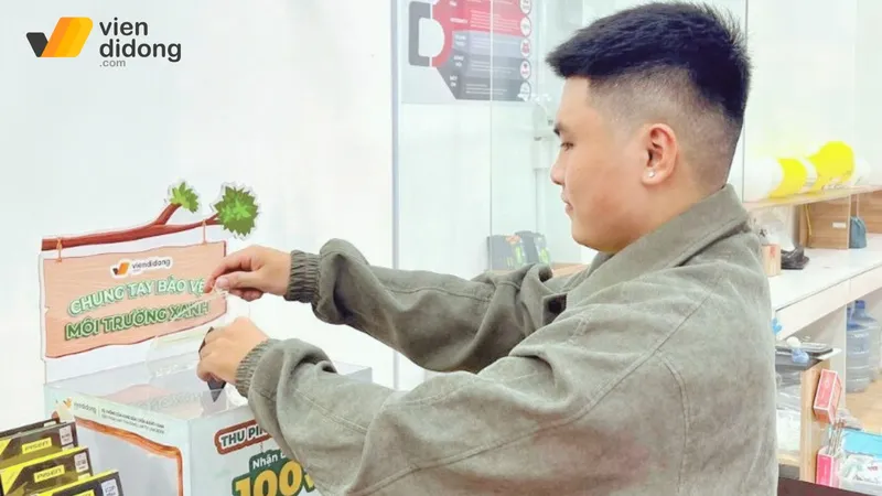 Các thiết bị công nghệ tại thùng thu gom D.Green