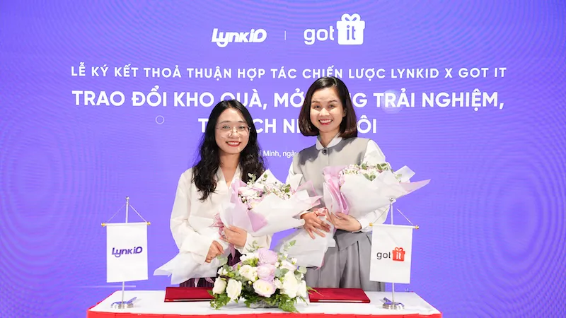 Đại diện LynkiD và Got It tại lễ ký kết