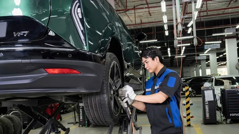 VinFast đã phát triển mạng lưới hơn 350 xưởng dịch vụ trên toàn quốc