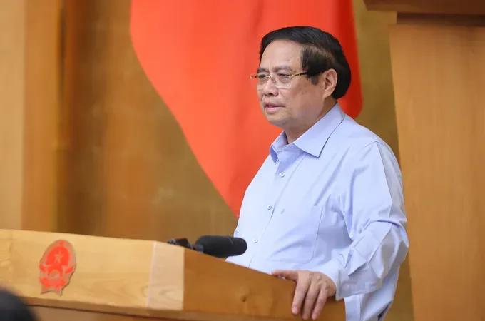 Prime Minister Pham Minh Chinh has issued an official directive regarding the organization of groundbreaking and inauguration ceremonies for large-scale projects on August 19.