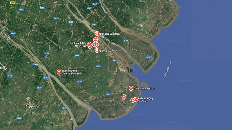 Dự kiến quý 3-2026 xây dựng tuyến hành lang ven biển Trà Vinh