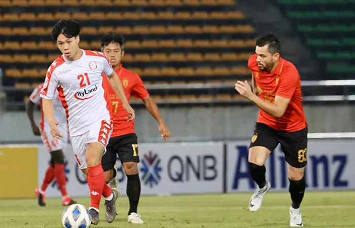 Công Phượng được đánh giá cao ở AFC Cup 2020 trong vai cầu thủ kiến tạo.