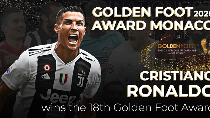 Cristiano Ronaldo nhận giải thưởng "Bàn chân vàng 2020".