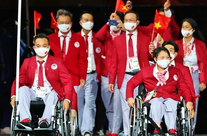 Đoàn thể thao người khuyết tật Việt Nam vừa tham dự Paralympic Tokyo 2020.