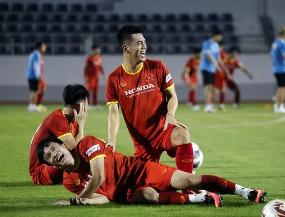 Đôi bạn Tiến Linh và Hoàng Đức