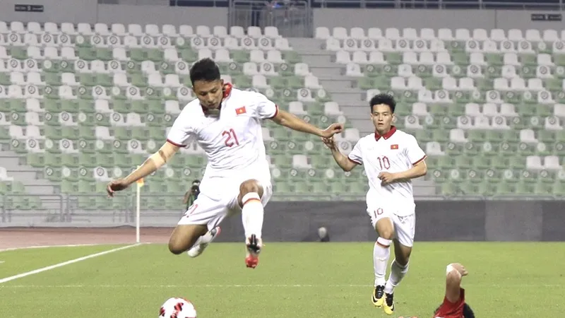 U23 Việt Nam có nhiều cố gắng ở trận gặp U23 UAE