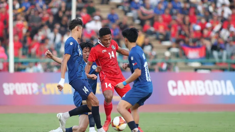 U22 Indonesia khởi đầu SEA Games 32 bằng chiến thắng cách biệt 3-0 trước Philippines. Ảnh: Đ.C