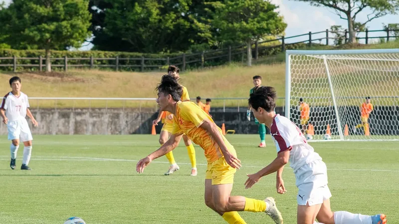 U17 Việt Nam đã có 2 trận thắng trong chuyến tập huấn tại Nhật Bản
