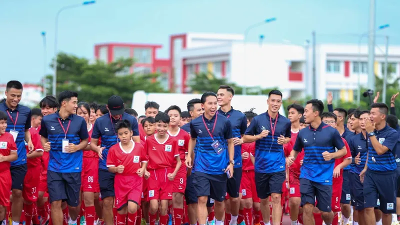 Một buổi tập luyện, sinh hoạt của VietGoal