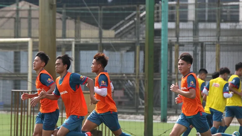 U23 Việt Nam trên sân tập ngày 31-7