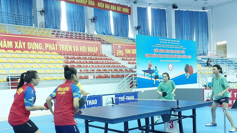Giải quy tụ 123 tay vợt nam, nữ thuộc các lứa tuổi đến từ các tỉnh, thành trong khu vực Cụm miền Đông Nam bộ tham gia.