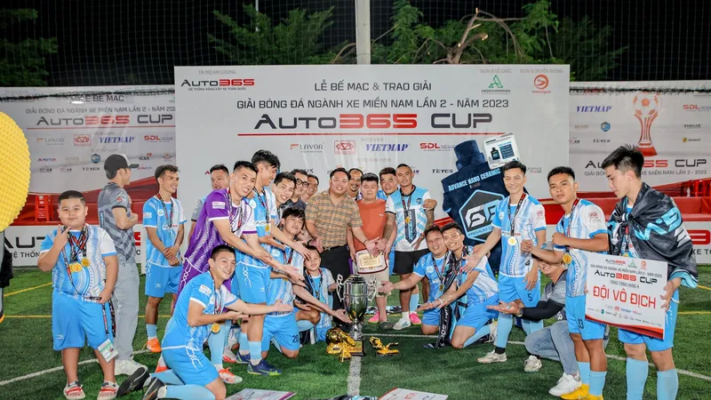 Store Detailing vô địch bóng đá ngành xe Auto365 Cup lần 2 năm 2023