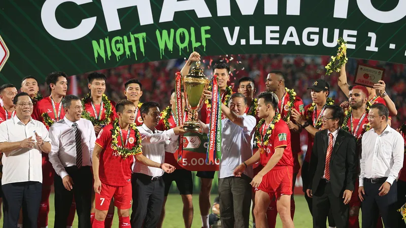 Công an Hà Nội trở thành tân vô địch V-League