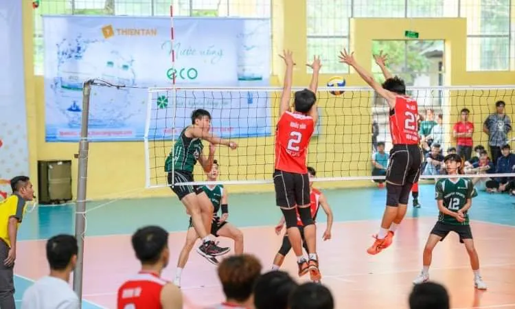 Không khí bóng chuyền cuồng nhiệt trong giới sinh viên được hâm nóng từ sân chơi của Thiên Tân Championship thường niên. Ảnh: PHÚC NGUYỄN
