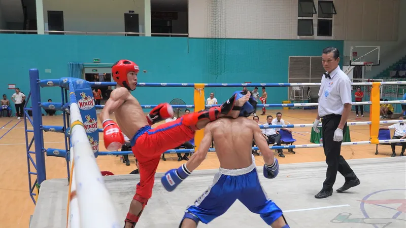 Thành phố Vũng Tàu thường xuyên đăng cai giải các đội mạnh kickboxing toàn quốc. Ảnh: BTC