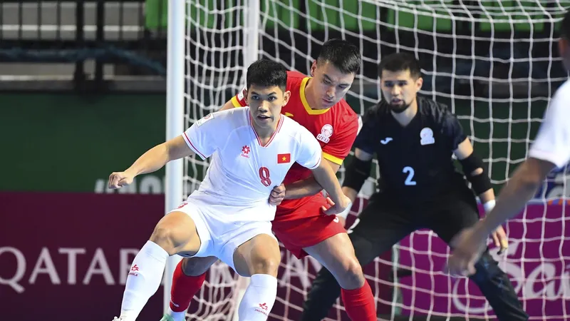 Đội tuyển futsal Việt Nam lỡ hẹn với Futsal World Cup 2024. ẢNH: AFC
