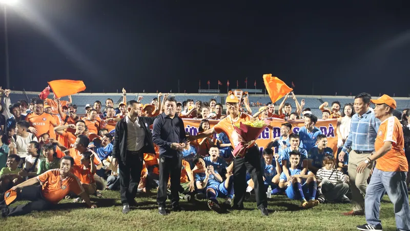 Đà Nẵng chính thức trở lại V-League sau một mùa đá ở Giải hạng Nhất quốc gia 2023-2024. ẢNH: PHI HẢI