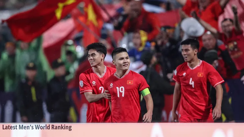 Đội tuyển Việt Nam kết thúc giai đoạn sa sút trên BXH FIFA