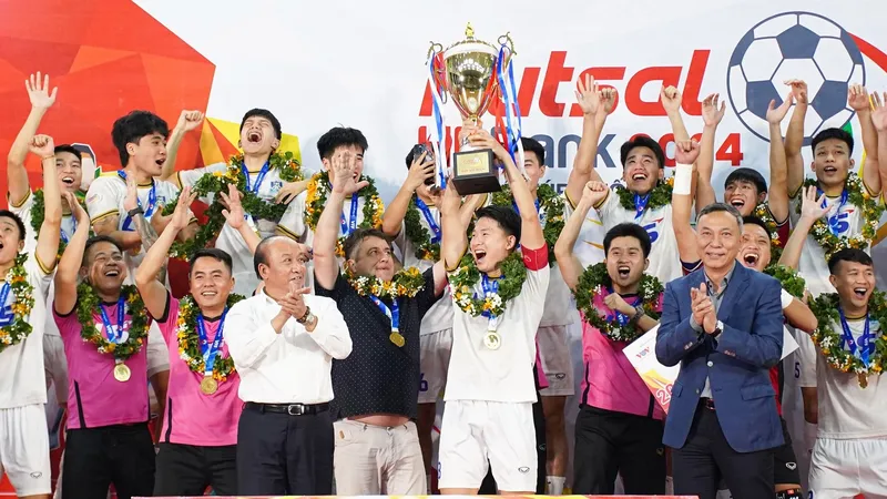 Thái Sơn Bắc đăng quang thuyết phục tại Cúp Futsal quốc gia 2024. ẢNH: ANH TRẦN 