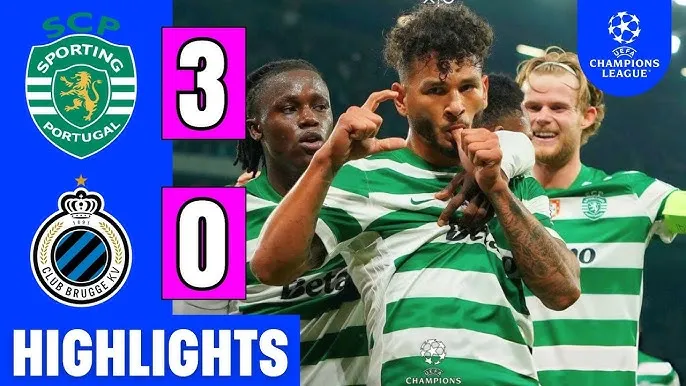 Sporting CP vs Club Brugge 3-0: Lần lượt Geovany Quenda mở bàn, sao Luis Suarez tỏa sáng, Francisco Trincao ấn định chiến thắng tưng bừng