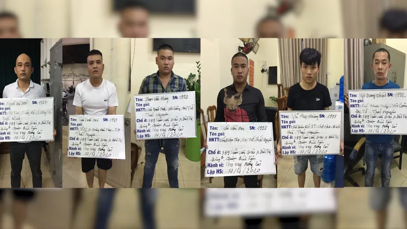 Bắt băng nhóm cho vay nặng lãi, thu giữ súng ngắn cùng hàng trăm viên ma túy 