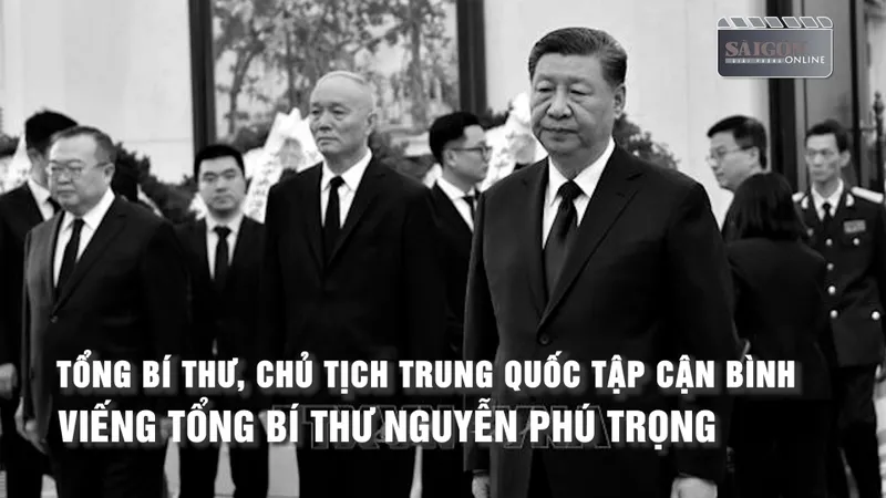 Tổng Bí thư, Chủ tịch Trung Quốc Tập Cận Bình viếng Tổng Bí thư Nguyễn Phú Trọng