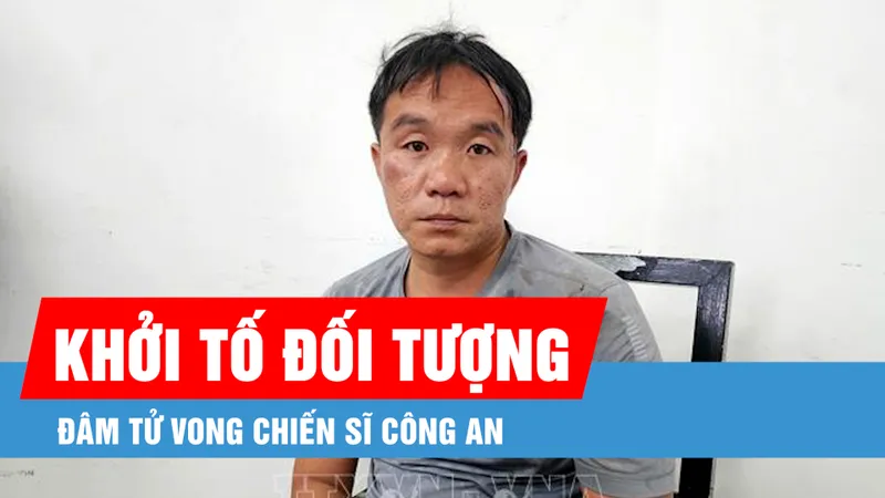 Khởi tố đối tượng đâm tử vong chiến sĩ công an