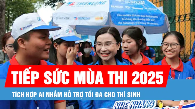 Podcast bản tin trưa 5-5: Tích hợp AI trong chương trình “Tiếp sức mùa thi” năm 2025