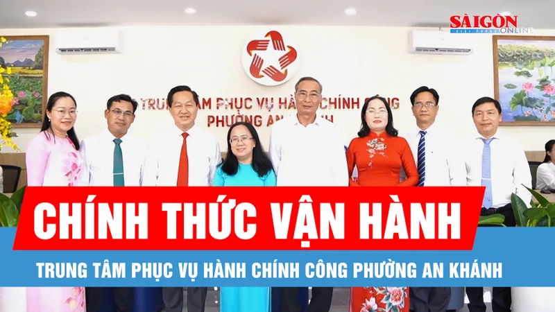 Trung tâm Phục vụ hành chính công phường An Khánh chính thức vận hành