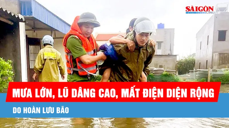 Podcast bản tin trưa 23-7: Hoàn lưu bão số 3 gây mưa lớn