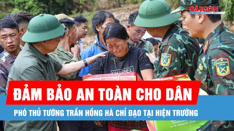 Podcast bản tin trưa 2-8: Phó Thủ tướng Trần Hồng Hà: Phải đảm bảo an toàn tính mạng cho người dân