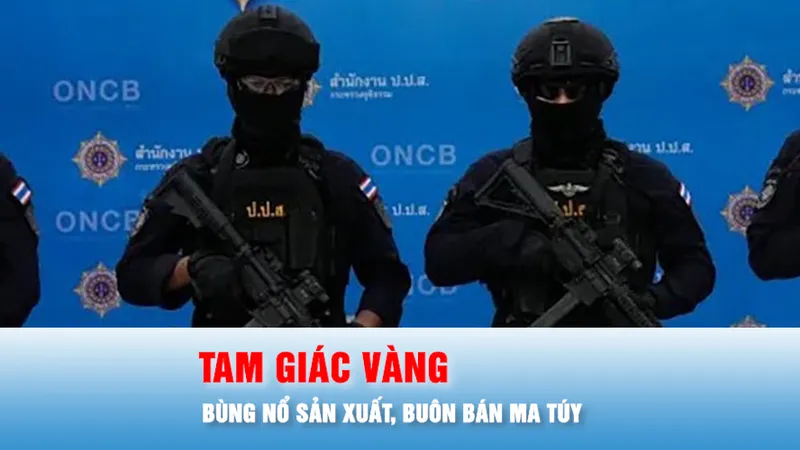 Podcast: Bùng nổ sản xuất, buôn bán ma túy tại Tam giác Vàng