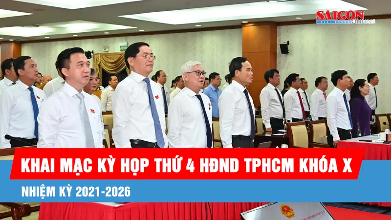 Khai mạc kỳ họp thứ 4 HĐND TPHCM khóa X, nhiệm kỳ 2021-2026