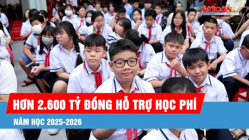 TPHCM đề xuất chi hơn 2.600 tỷ đồng hỗ trợ học phí năm học 2025-2026