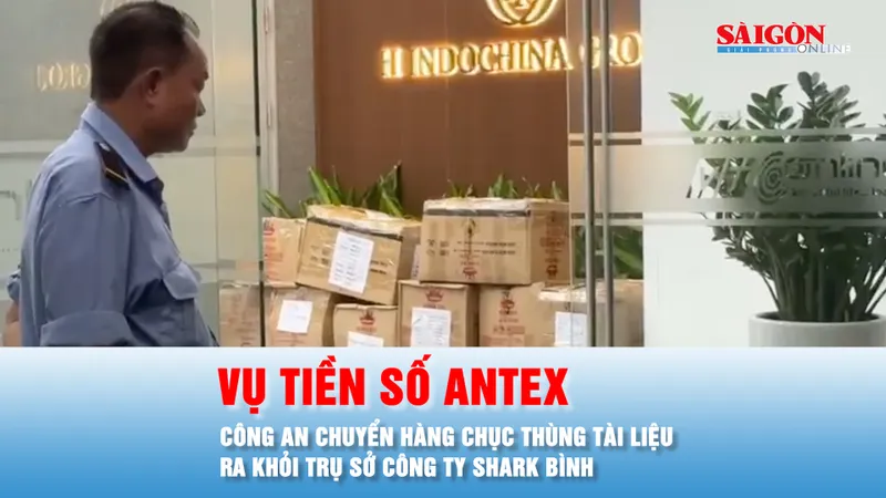 Podcast bản tin trưa 8-10: Công an vận chuyển hàng chục thùng carton tài liệu tại trụ sở công ty Shark Bình