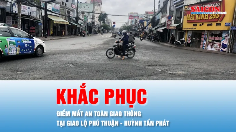 Podcast bản tin tối 5-12: Khắc phục điểm mất an toàn giao thông tại giao lộ Phú Thuận - Huỳnh Tấn Phát