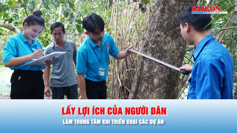 Lấy lợi ích của người dân làm trung tâm khi triển khai các dự án