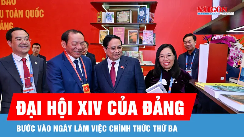 Đại hội XIV của Đảng bước vào ngày làm việc chính thức thứ ba