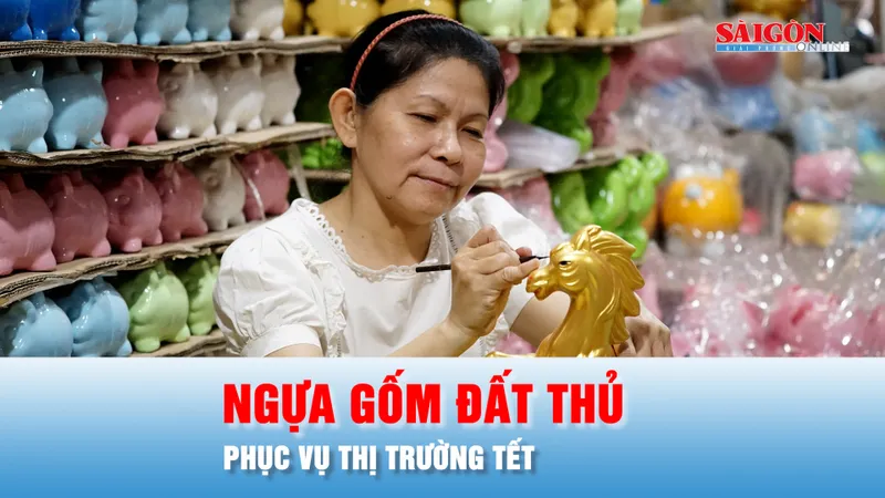 Podcast bản tin trưa 24-1: Ngựa gốm Đất Thủ phục vụ thị trường tết