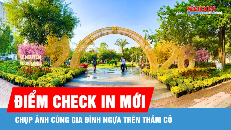 TPHCM có thêm điểm vui chơi, chụp ảnh dịp Xuân Bính Ngọ 2026