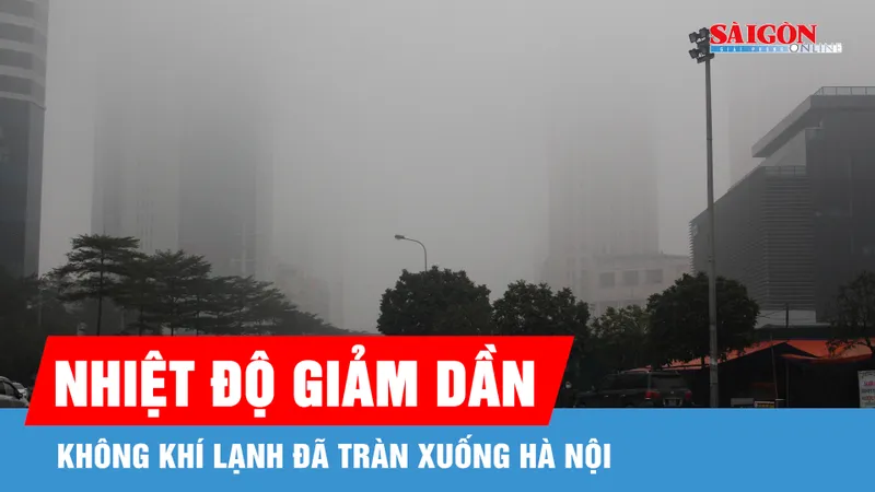 Khối không khí lạnh đã ảnh hưởng Bắc bộ