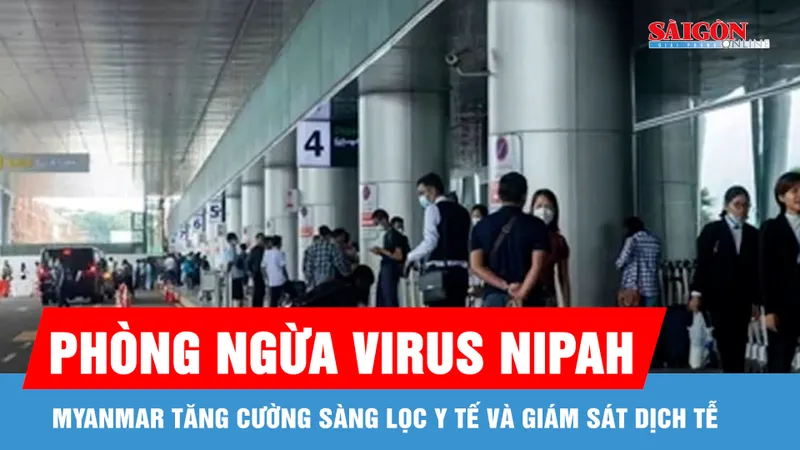 Myanmar tăng cường sàng lọc y tế và giám sát dịch tễ phòng ngừa virus Nipah