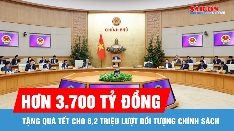 Chăm lo tết cho hơn 6,2 triệu lượt đối tượng chính sách