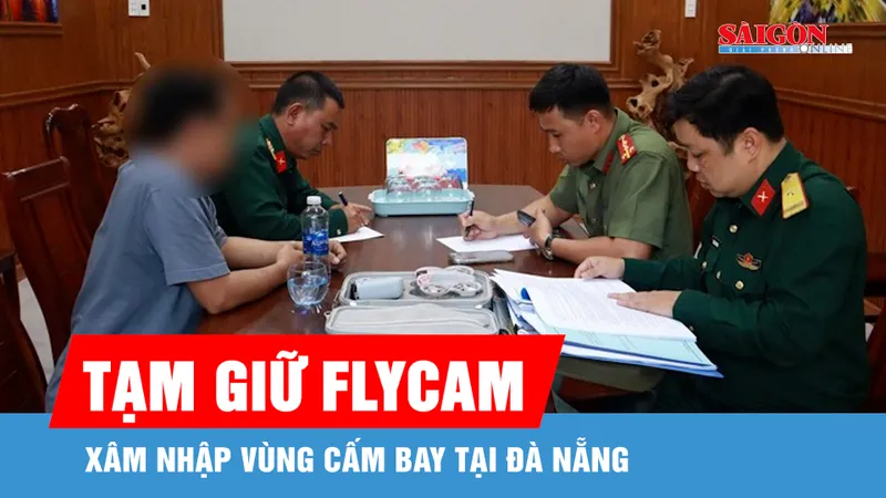 Phát hiện, tạm giữ flycam xâm nhập vùng cấm bay tại Đà Nẵng