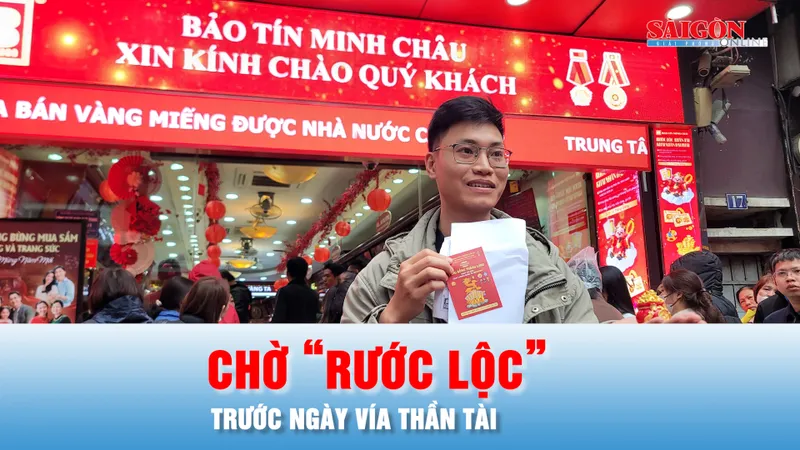 Podcast bản tin trưa 25-2: Đông nghịt người chờ “rước lộc” trước ngày Vía Thần Tài