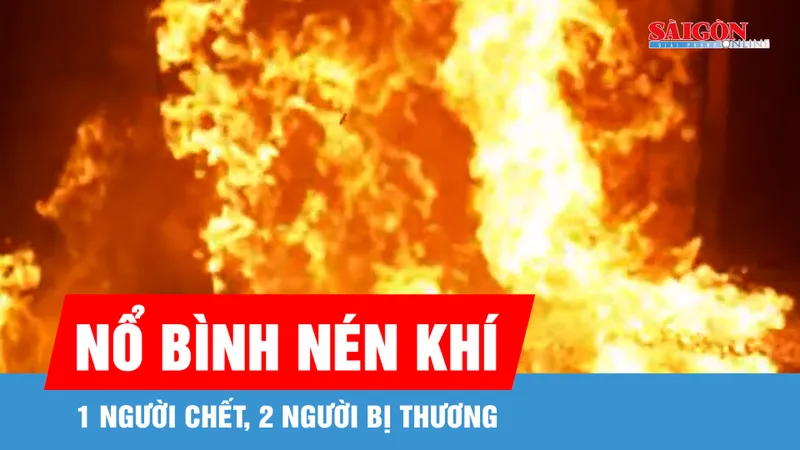 Nổ bình nén khí tại cơ sở chế biến hải sản làm 1 người chết, 2 người bị thương