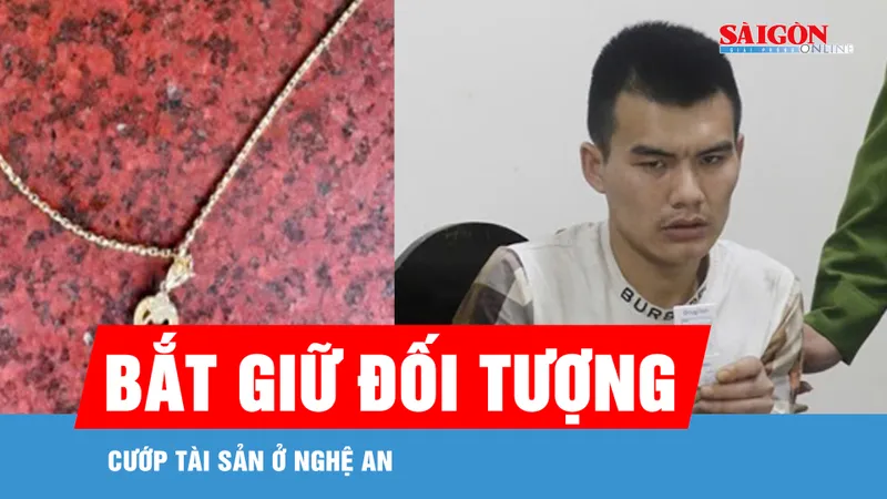 Bắt giữ đối tượng dùng dao đe dọa tấn công, cướp tài sản ở Nghệ An